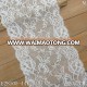 White lace trim 20cm wedding dress elastic lace