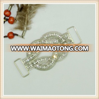 Trendy rhinestone belt buckle parts for ladies' suits China supplier